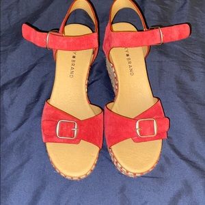 Lucky Brand Open Toe Wedge